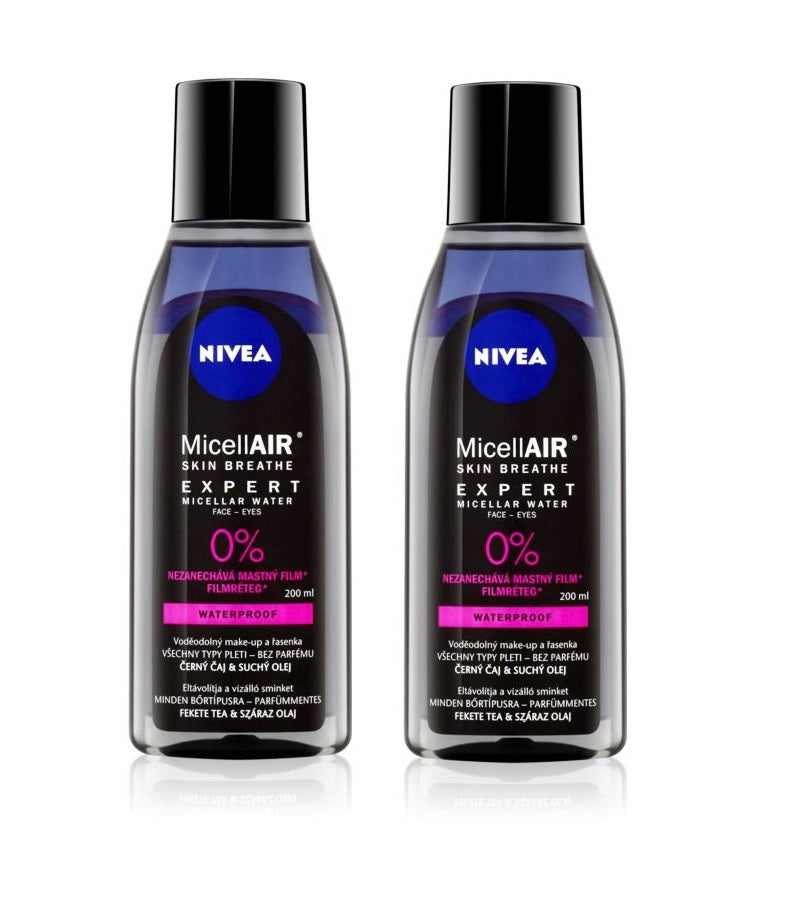 2xPack Nivea MicellAir Expert Two-phase Micellar Water - 400 ml