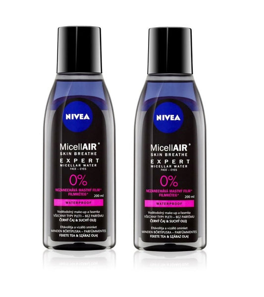 2xPack Nivea MicellAir Expert Two-phase Micellar Water - 400 ml